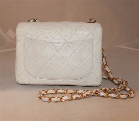 vintage white leather chanel bag|best old Chanel bags.